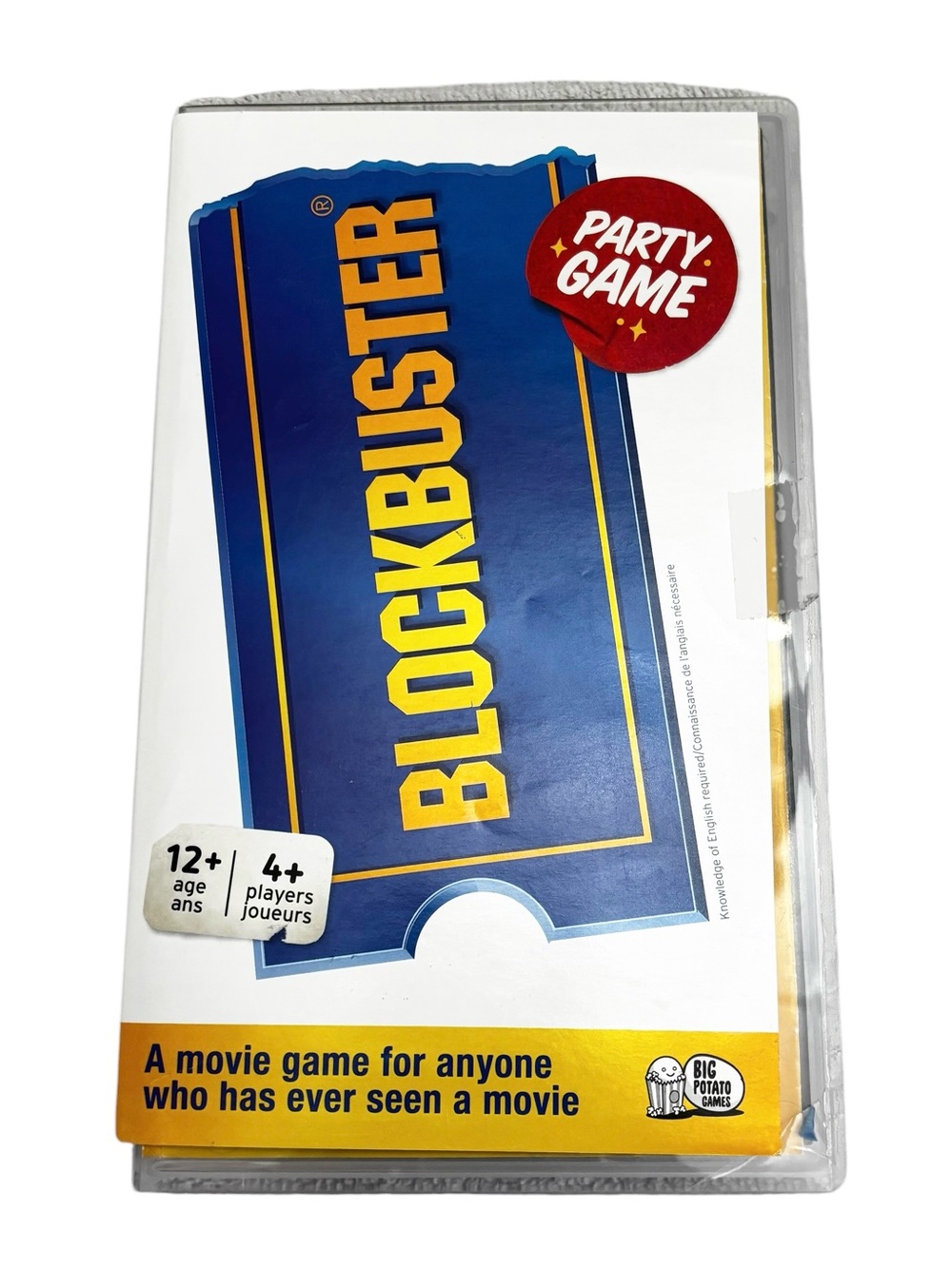 Blockbuster 4 + People Party Movie Game For Anyone Who Has Ever Seen A Movie